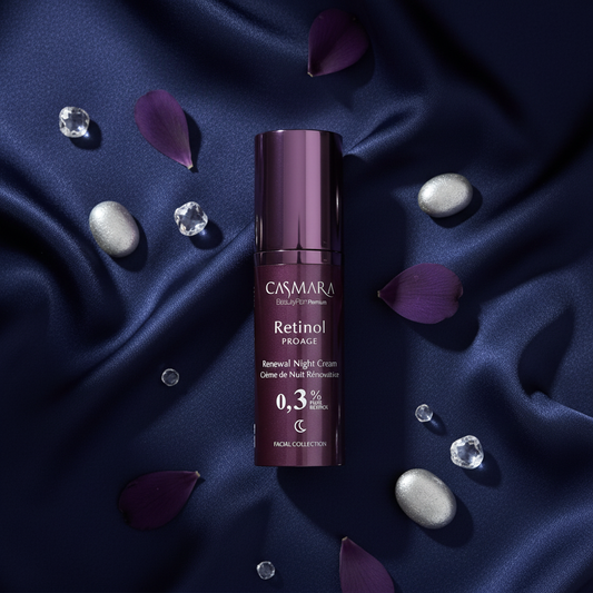 Casmara Retinol ProAge Renewal Night Cream 0,3% - flat lay