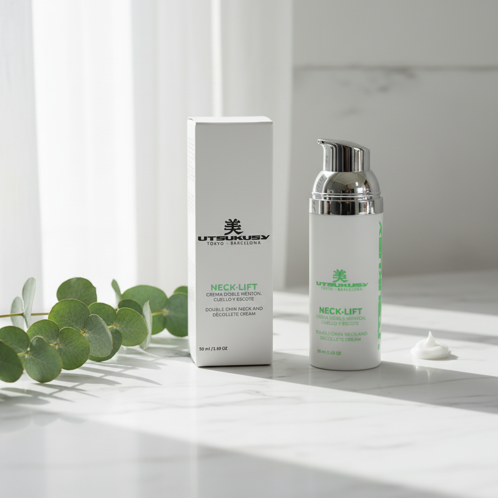 Utsukusy Neck Lift - bancada de mármore com eucalipto