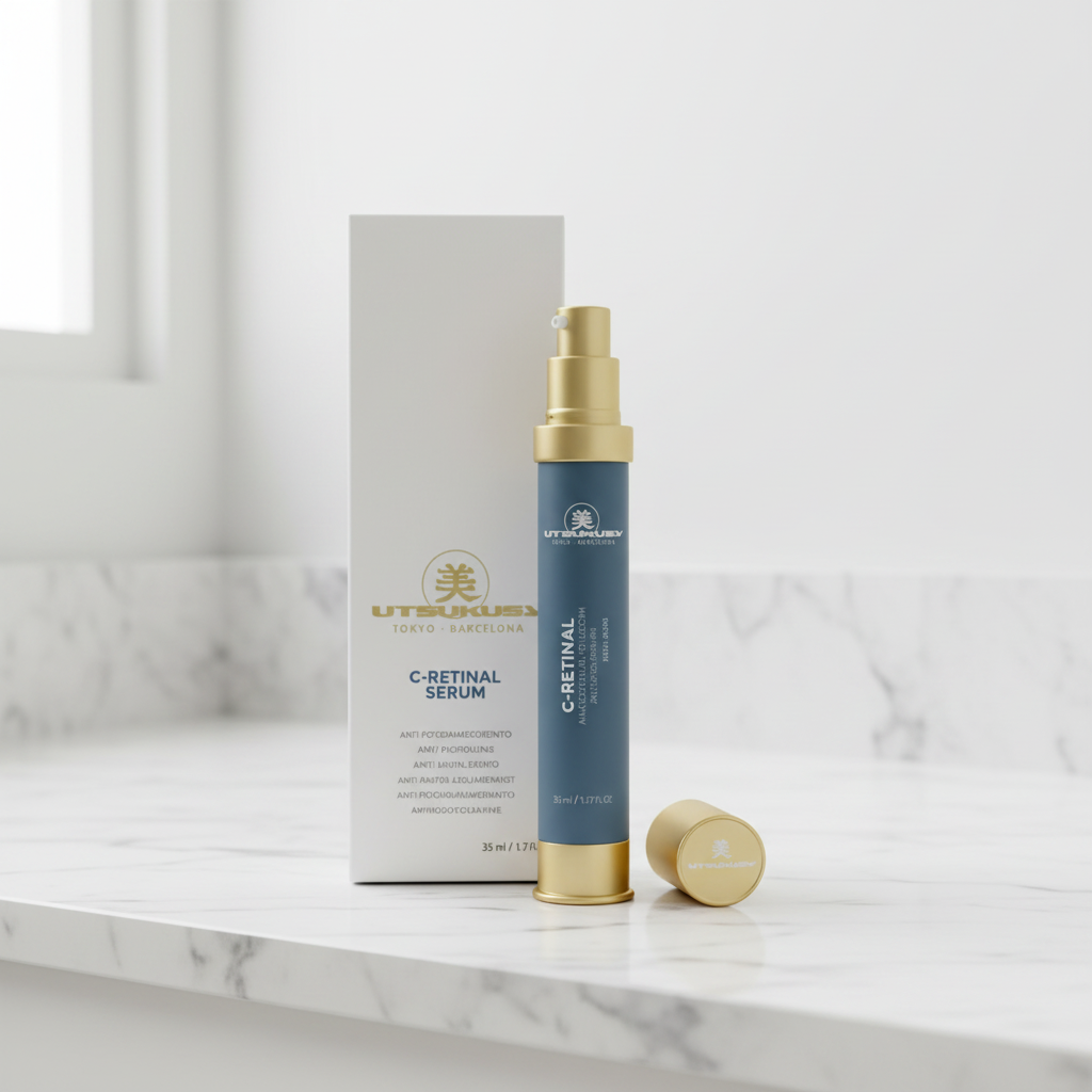 UTSUKUSY C-Retinal Serum - bancada em mármore