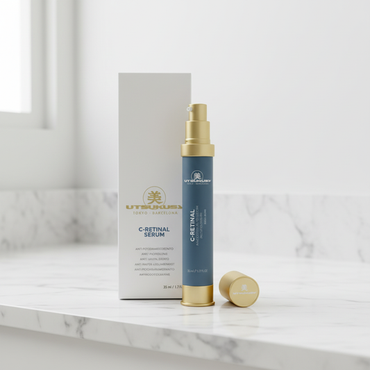 UTSUKUSY C-Retinal Serum - bancada em mármore