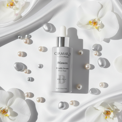 Casmara RGnerin Wrinkle Serum - flat lay