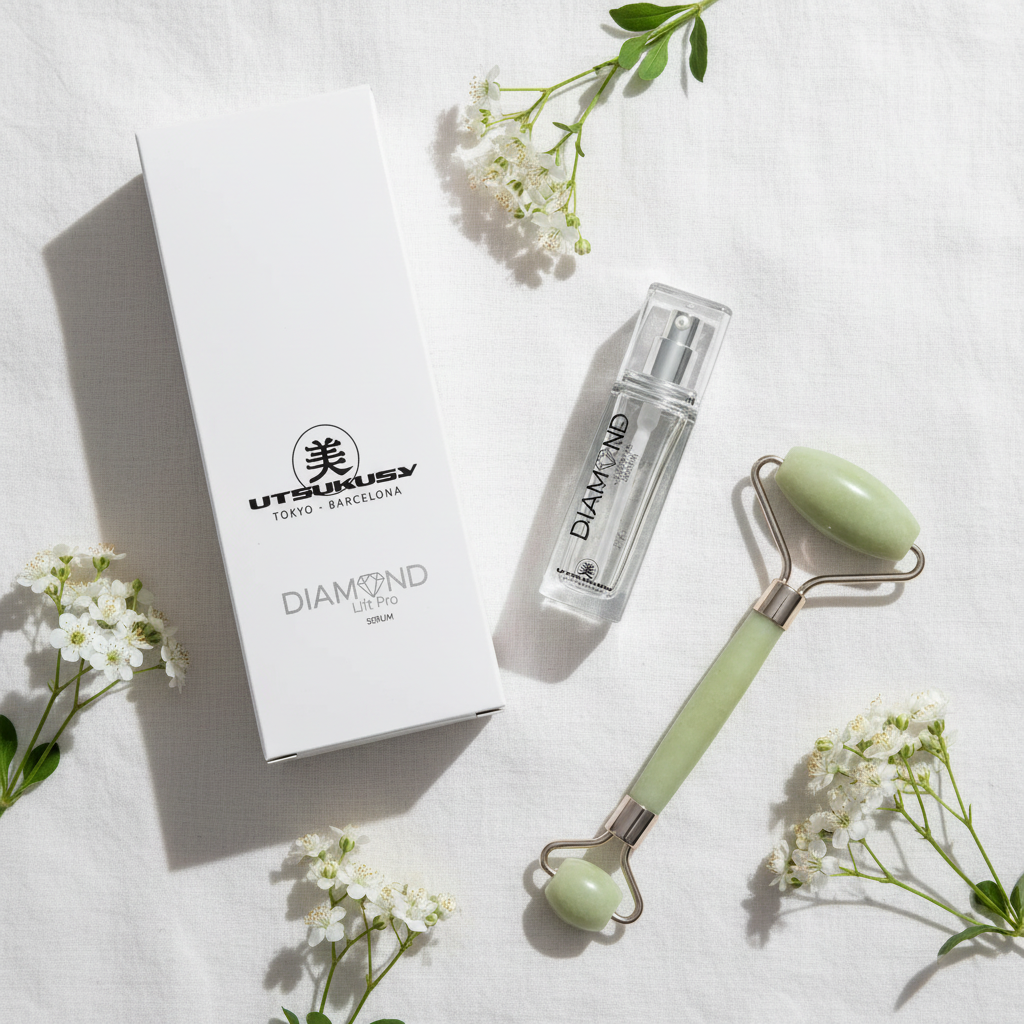 UTSUKUSY Diamond Lift Pro Serum - flat lay