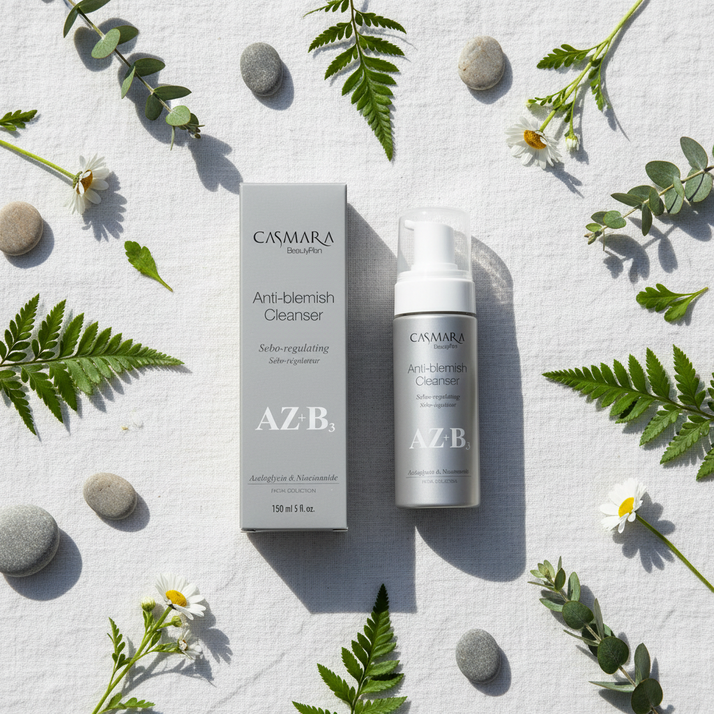 Casmara Anti-blemish Cleanser - flat lay