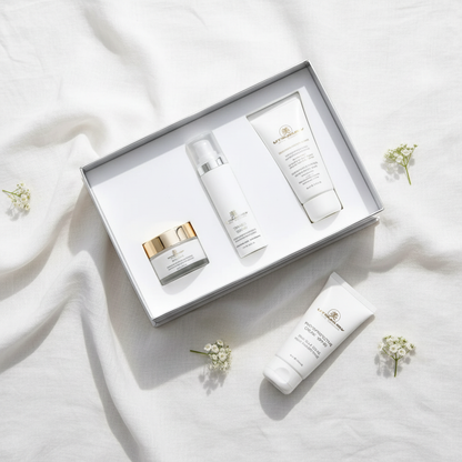 Kit Tranex White — Flat lay