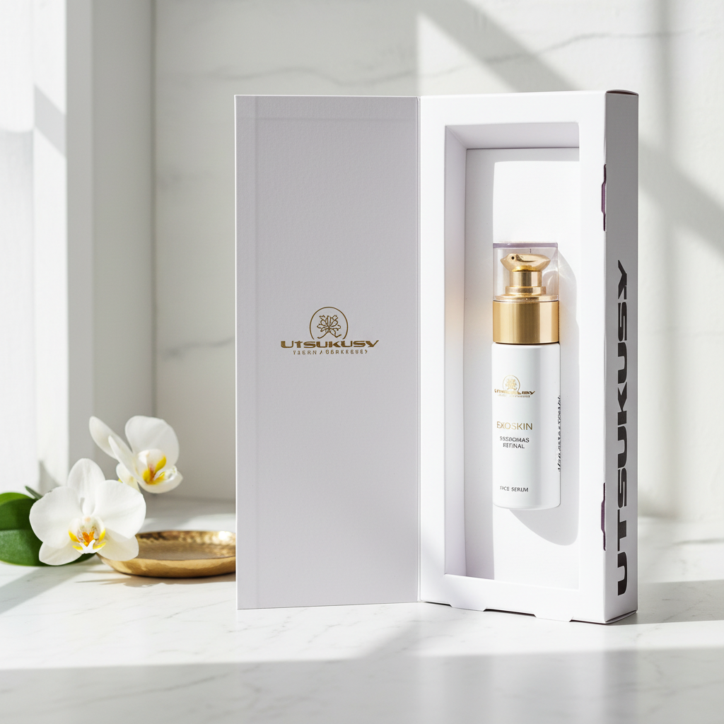 Utsukusy Exoskin - bancada de mármore com orquídea