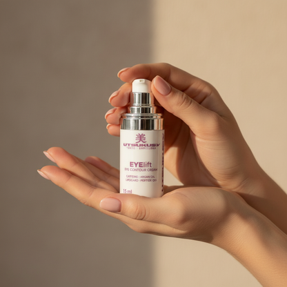 Utsukusy Eye Lift - mãos femininas lifestyle