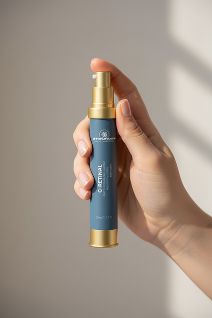UTSUKUSY C-Retinal Serum - nas mãos