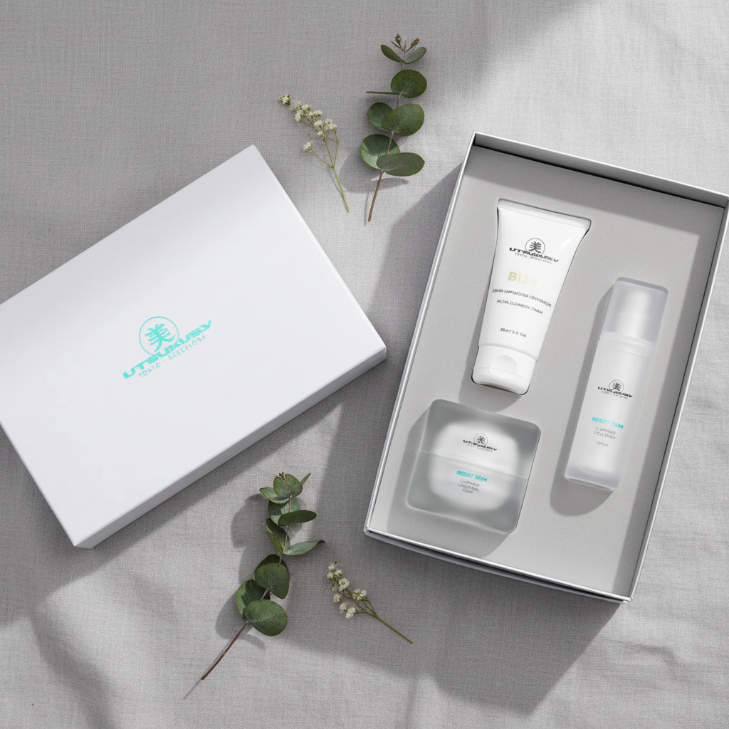 Kit Reset Skin — Flat lay