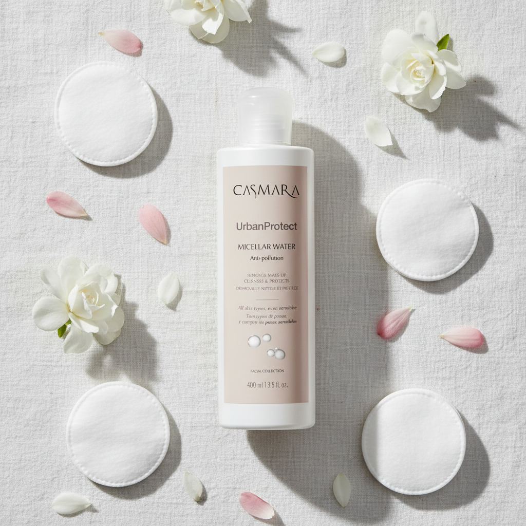 Casmara Urban Protect Micellar Water - flat lay