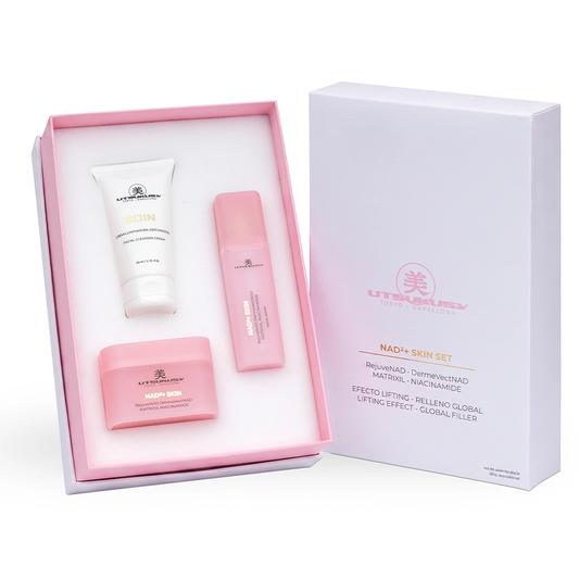Kit Facial NAD2+ | Sérum, Creme e Limpeza Bijin