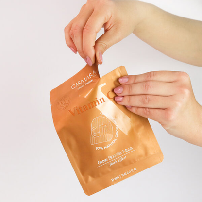 Vitamin C Glow Booster Sheet Mask da Casmara