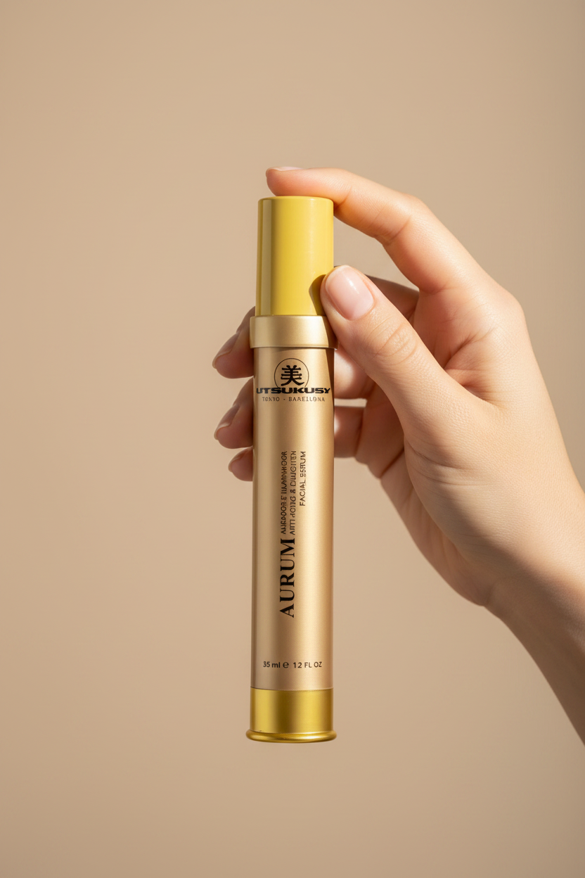 UTSUKUSY Aurum Serum - nas mãos